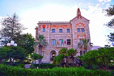 facciata di Palazzo Florio a Favignana
